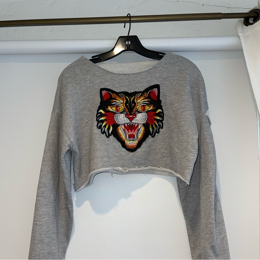 Tiger crop top